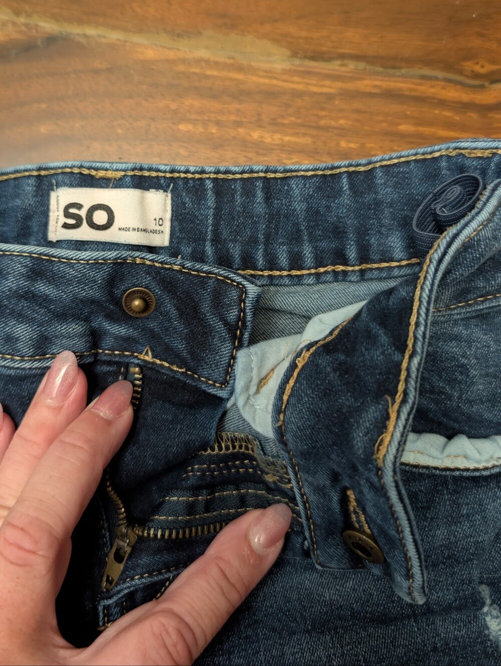 Girls Denim Shorts, 10 - Picture 5 of 11